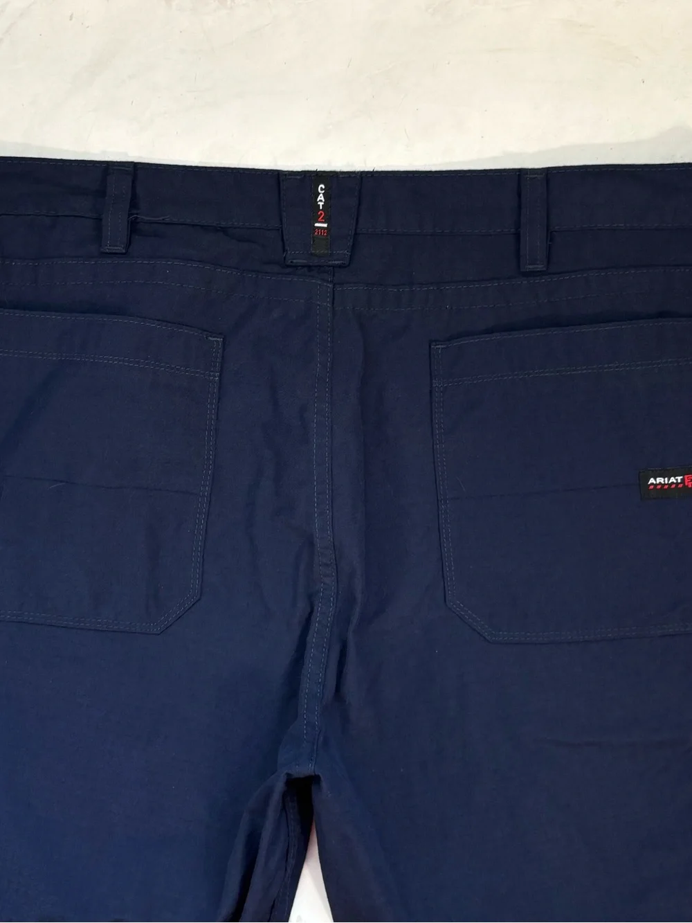 Ariat FR Men’s Size 38 Navy Blue Ripstop M4 Relaxed Boot Work Pants Outdoor
